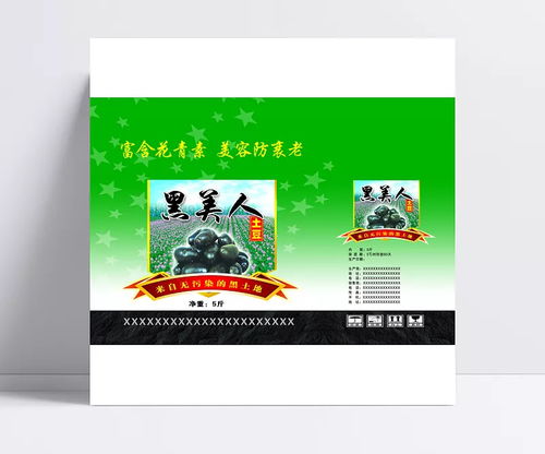 打造独特品牌形象 黑土豆彩箱包装设计与广告模板应用
